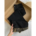 Streetwear Moterims Jeans New Bottoms 2025 Pantalon Femme High Liemuo Vintage Straight Y2k Wide Leg Pants Casual Chic Denim Trousers