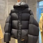 90% Balta Duck Down Moterims Down Jackets 2025 New Female Stand Collar Puffer Jacket Casual Loose Hooded Parkas